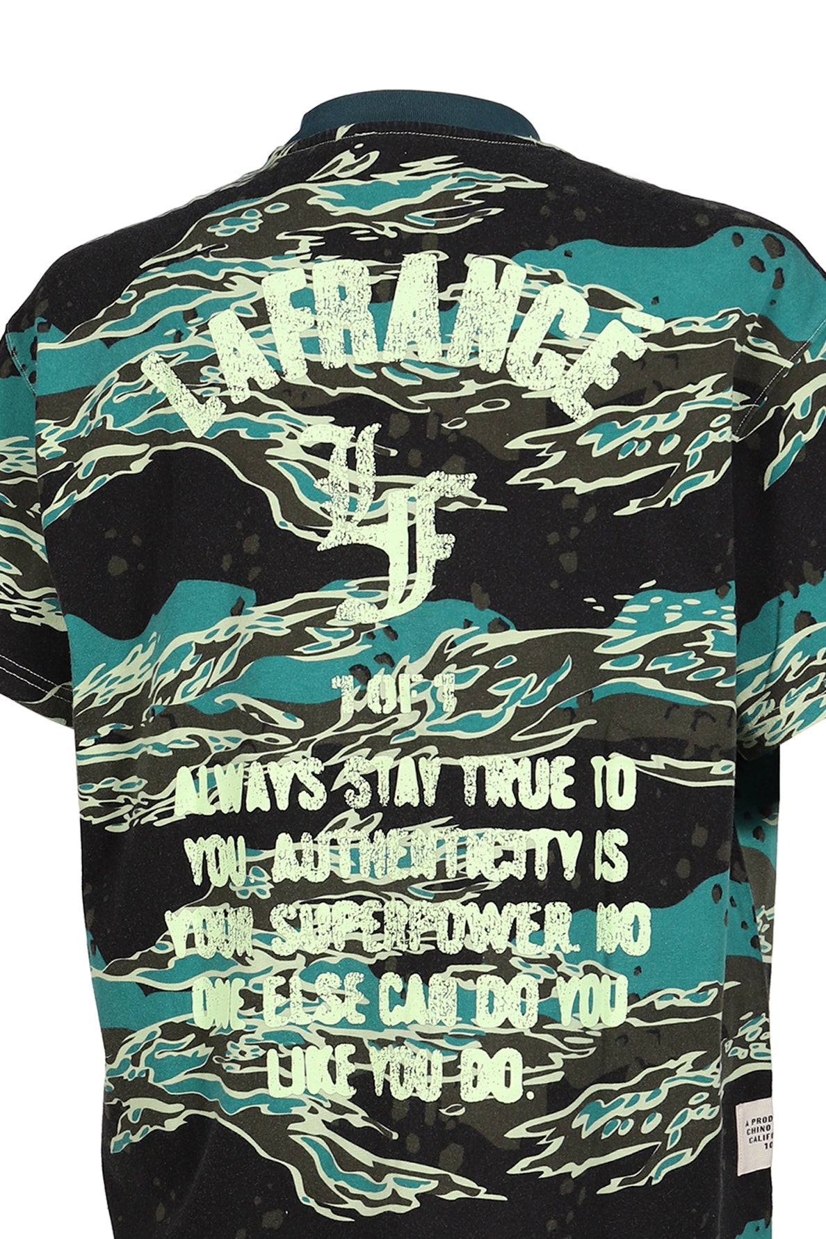 LA FRANC_ SUPPLY AOP T SHIRTS / GRN TERRAIN