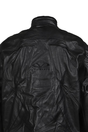 BOXY MOTO JACKET / BLK