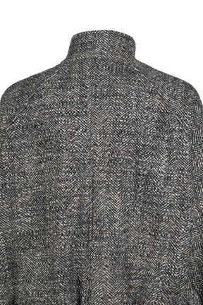 LEE - HERRINGBONE WOOL BOMBER JACKET / NUT BLK 