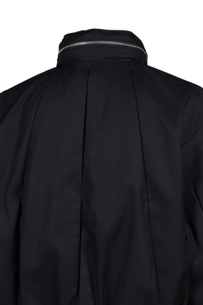 REIA HOODED WORK JACKET / CARBON BLK