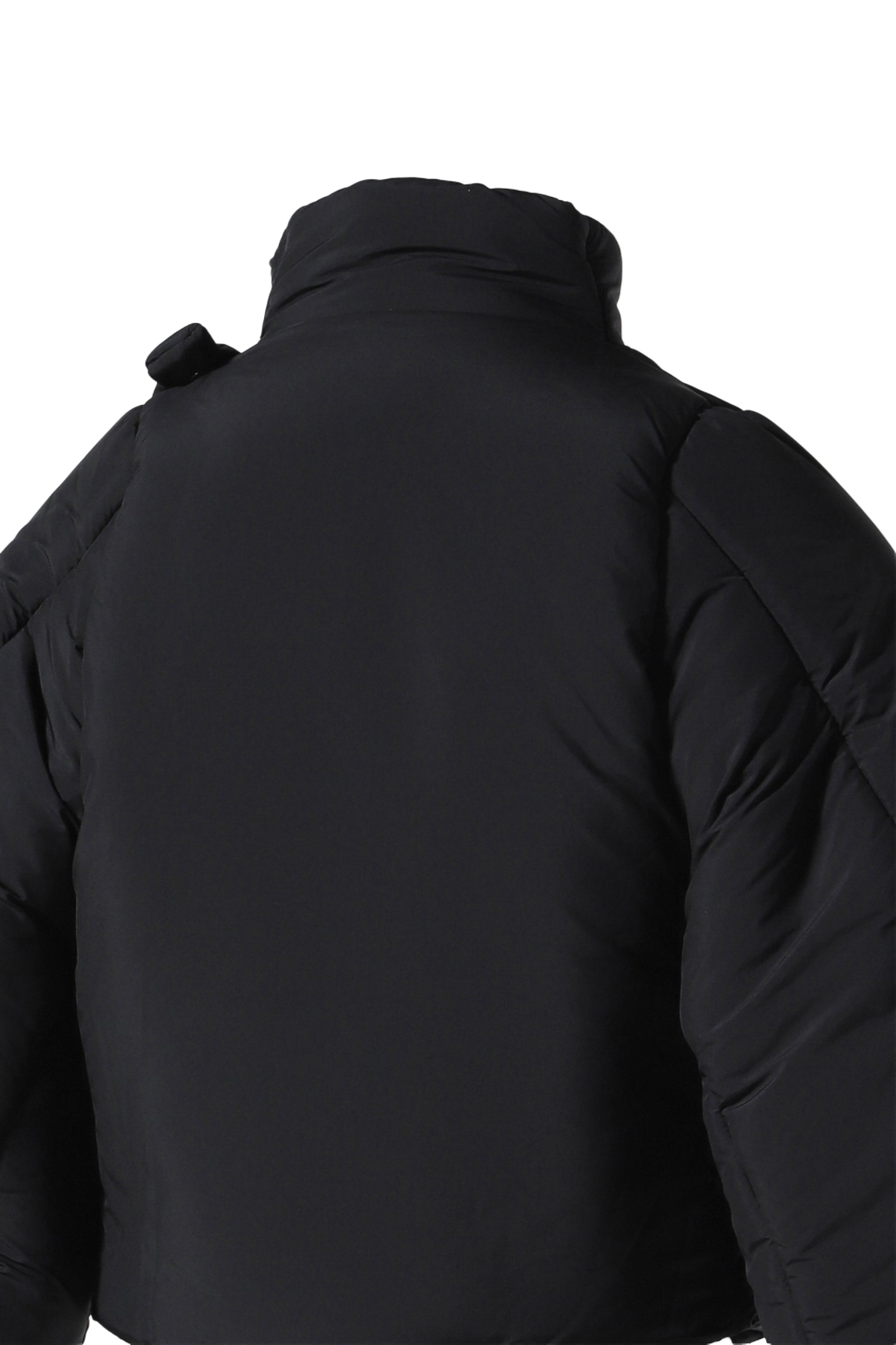 ASYMMETRICAL PADDED JACKET / BLK