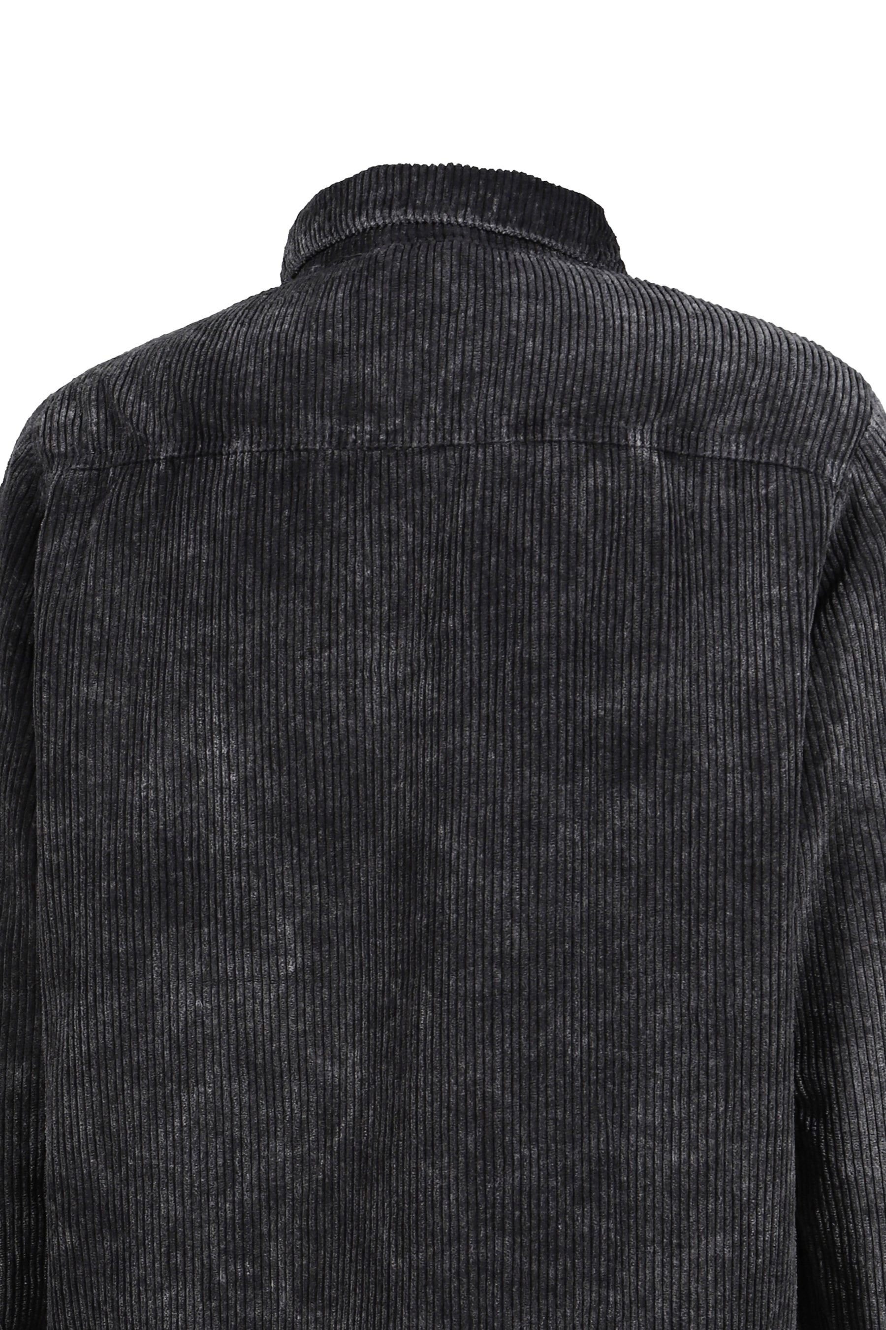 CORDUROY PADDED OVERSHIRT / BLK