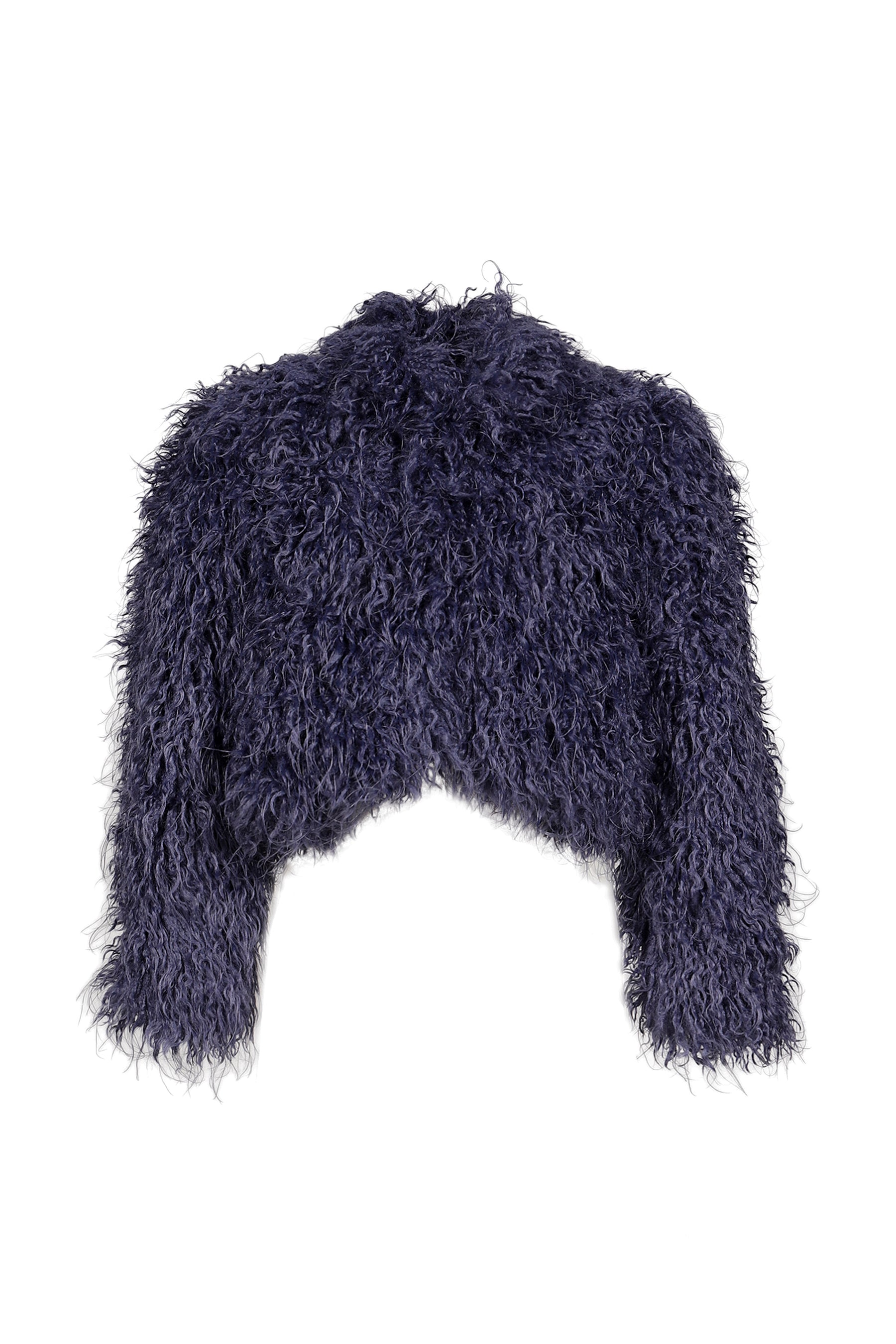 GINETTE MONGOLIAN JACKET / STEEL BLU