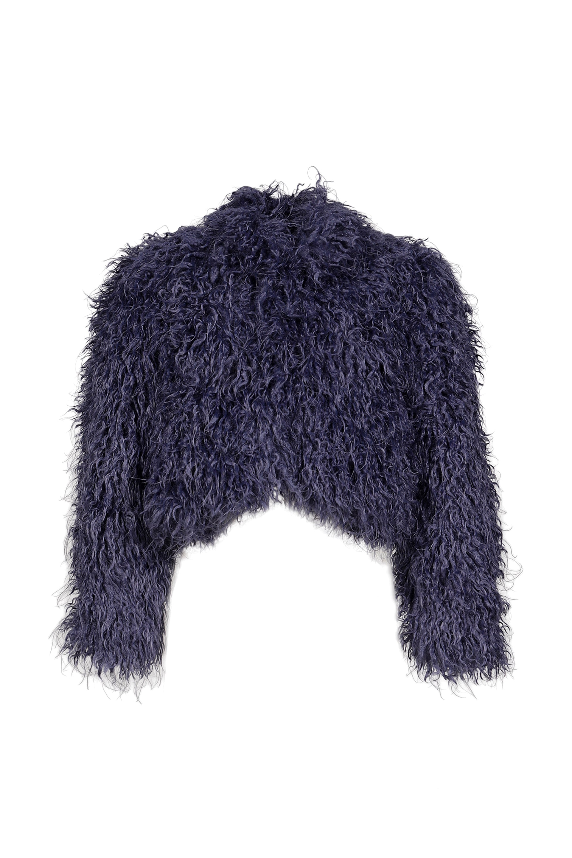 GINETTE MONGOLIAN JACKET / STEEL BLU