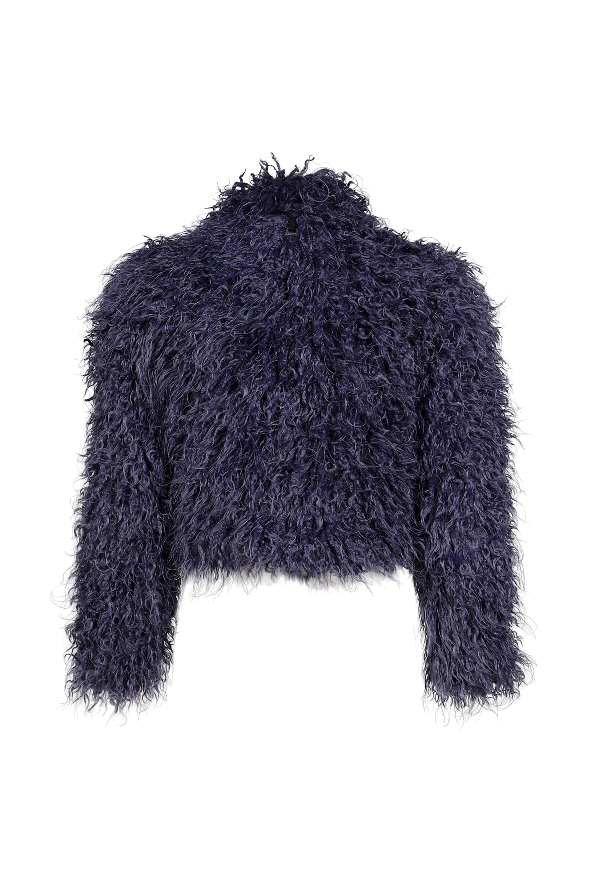 GINETTE MONGOLIAN JACKET / STEEL BLU