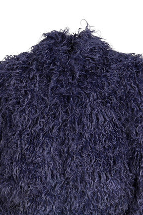 GINETTE MONGOLIAN JACKET / STEEL BLU