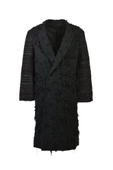 BORO JACQUARD OFFICER COAT / BLK
