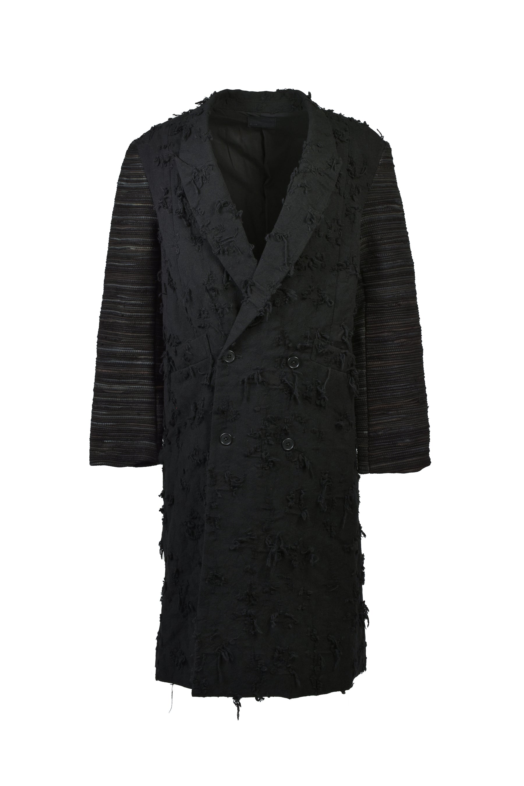BORO JACQUARD OFFICER COAT / BLK