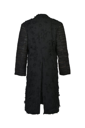 BORO JACQUARD OFFICER COAT / BLK