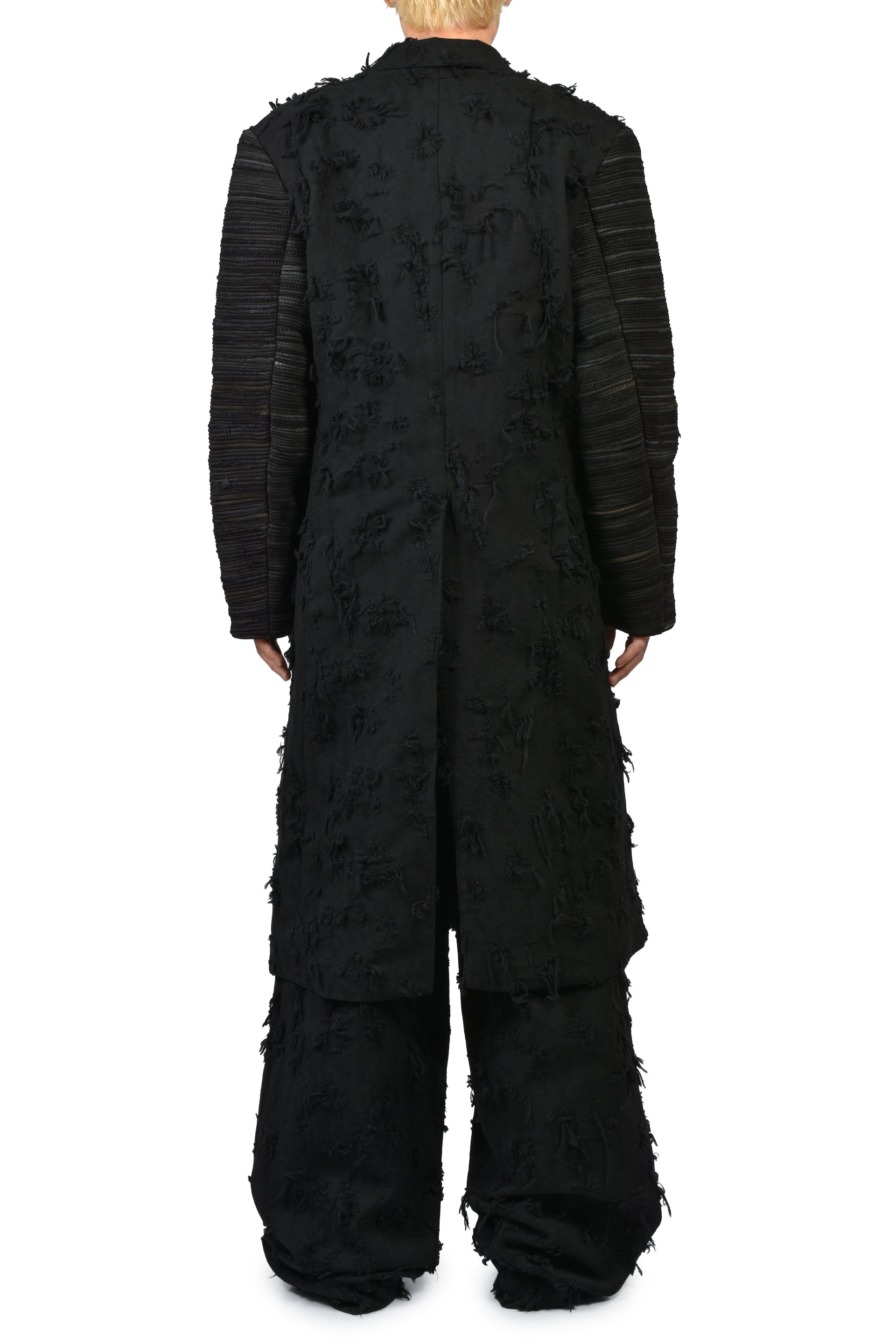 BORO JACQUARD OFFICER COAT / BLK