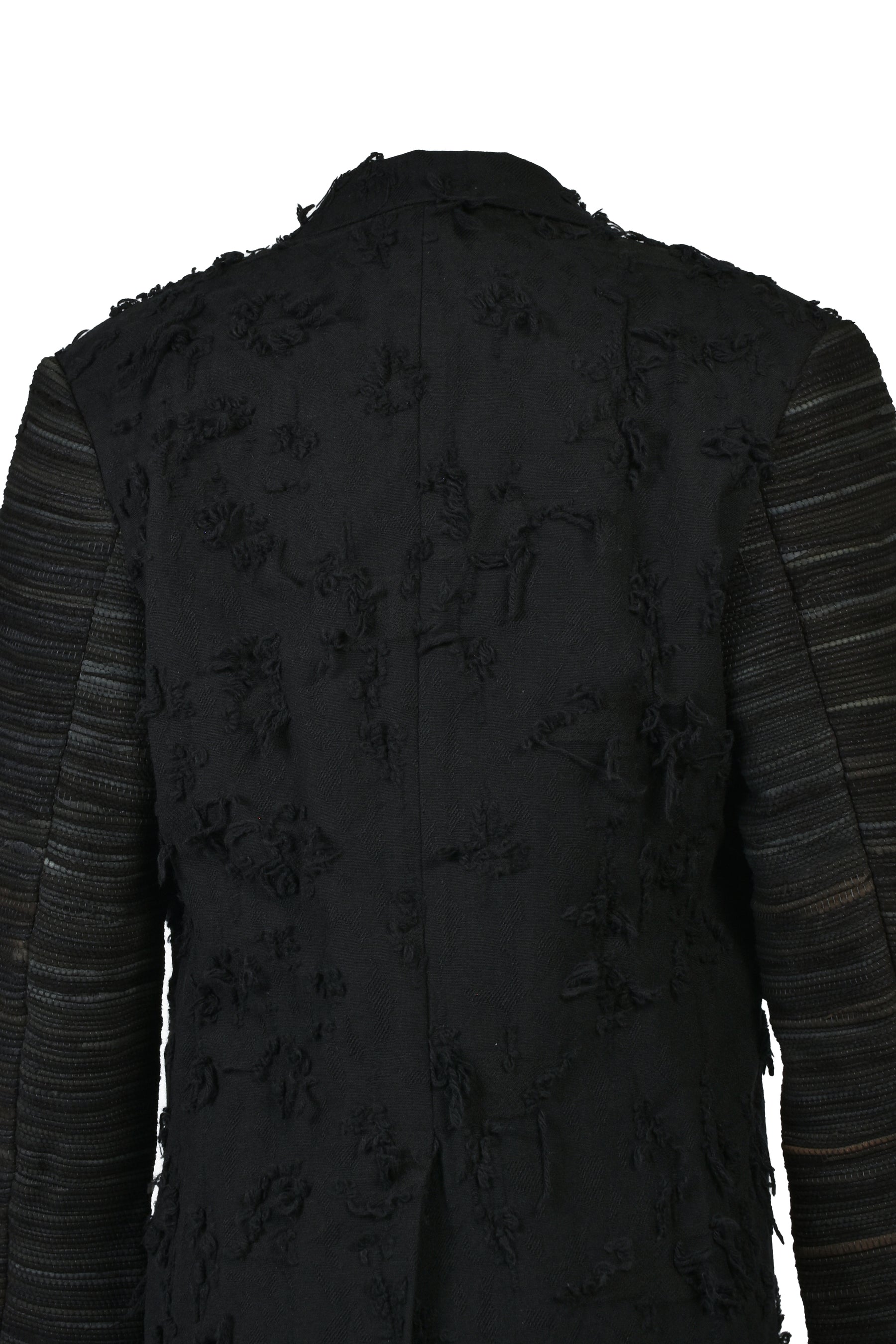 BORO JACQUARD OFFICER COAT / BLK