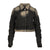LOOSED SLEEVE DENIM JACKET / BLACK