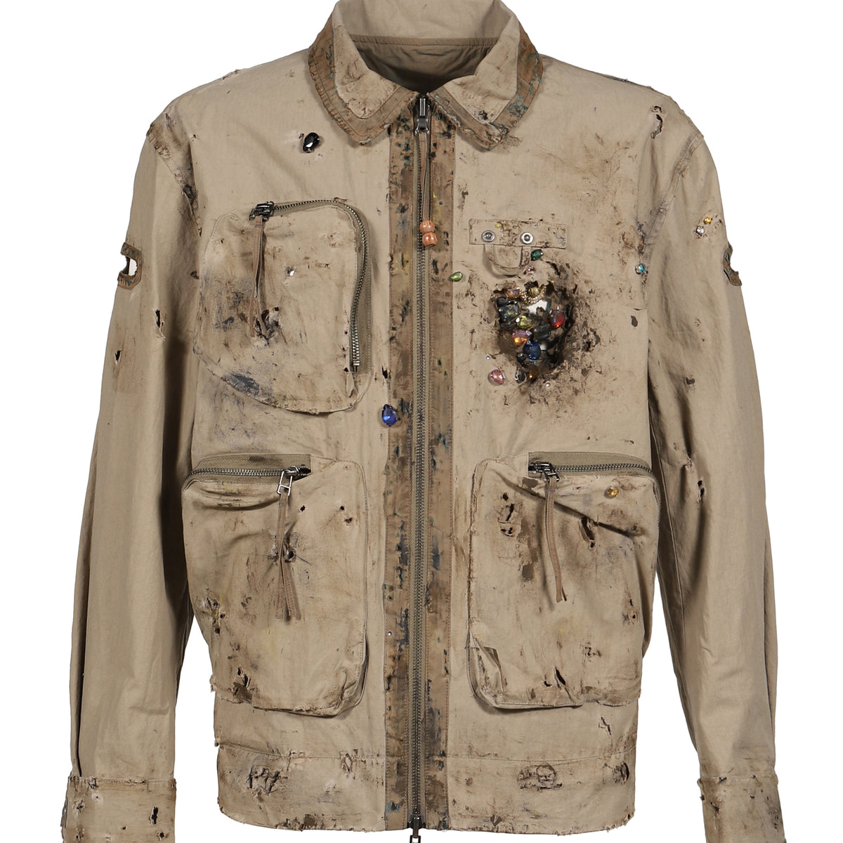 JIAN YE ジェンイェ SS26 ×AUSKOU FANG JKT REVERSIBLE / OLV - NUBIAN