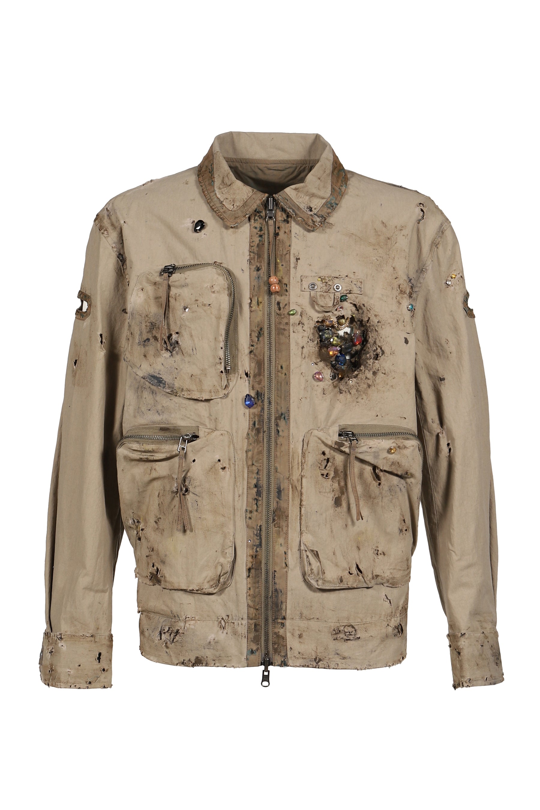 JIAN YE ジェンイェ SS26 ×AUSKOU FANG JKT REVERSIBLE / OLV - NUBIAN