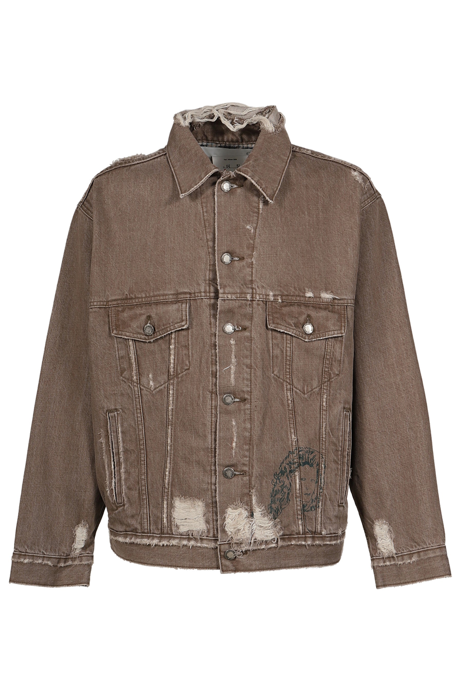 ATHENIANS OVERSIZED DENIM JACKET / BRW