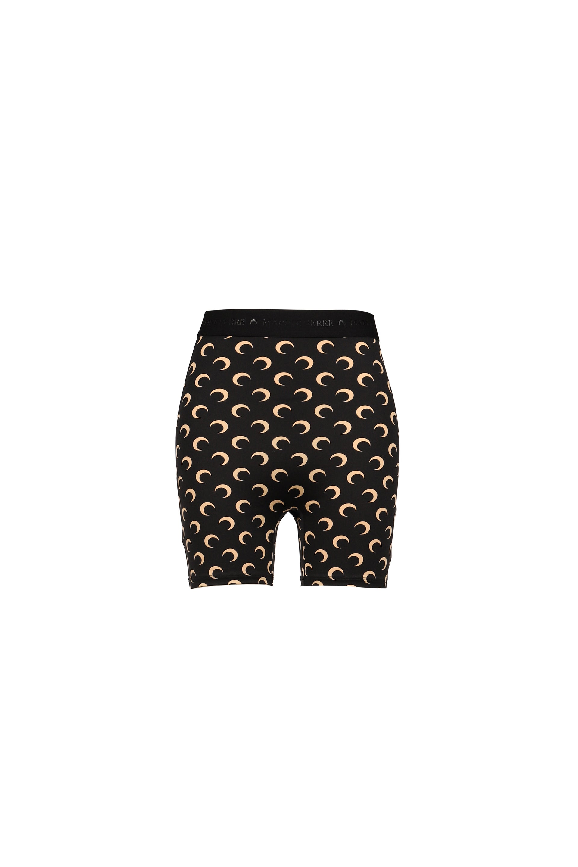 MOON PRINTED JERSEY MINI SHORTS / INVERSE TAN