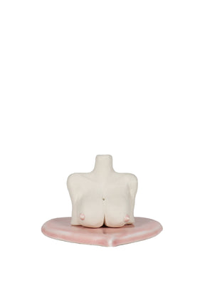 BUST INCENSE HOLDER / WHT