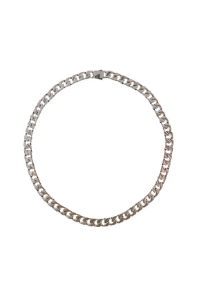BOLD CUBAN NECKLACE / SIL