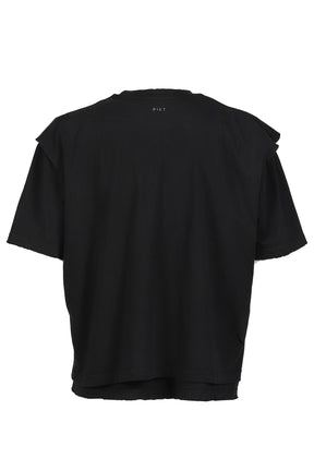 LAYERED T-SHIRT / BLK