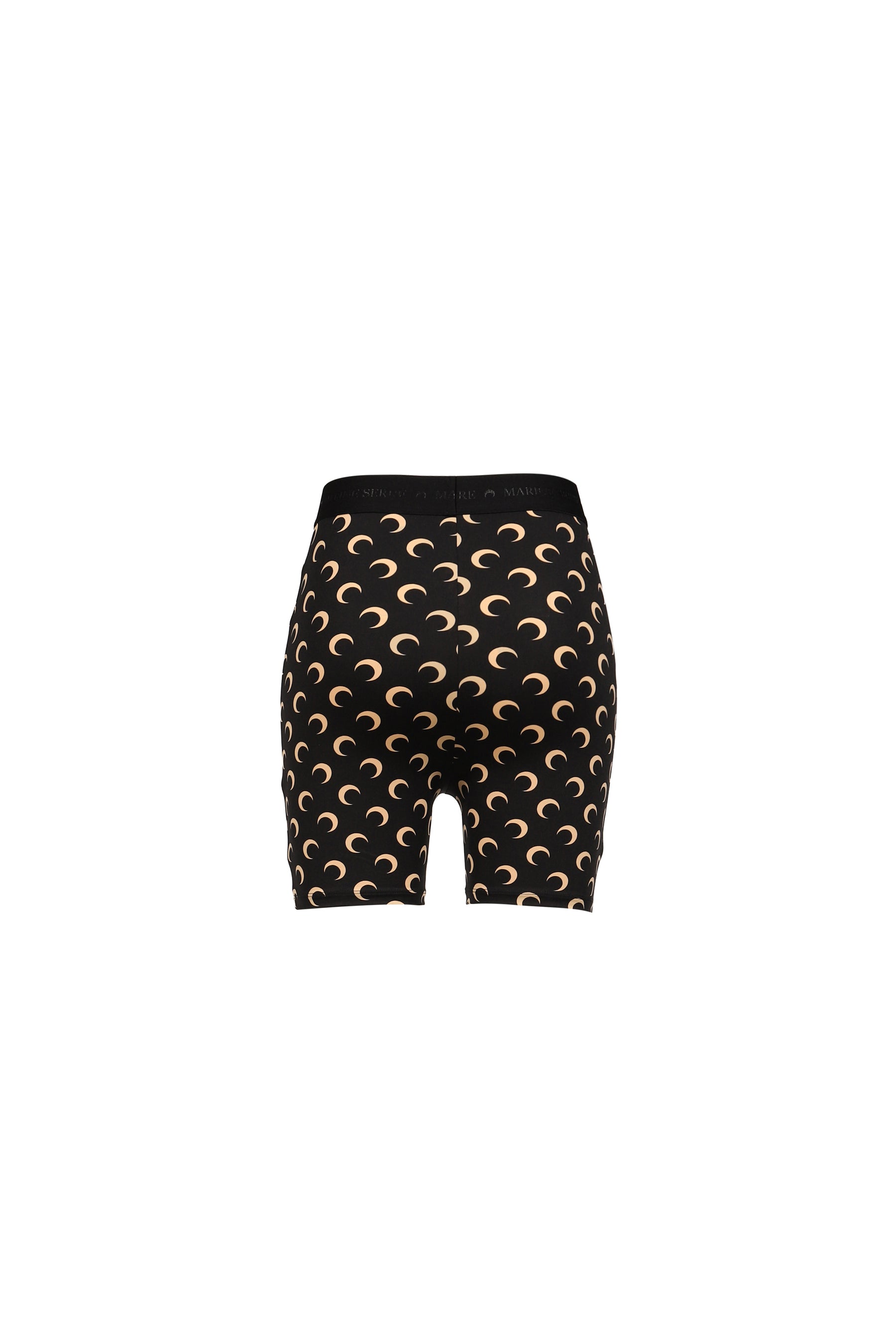 MOON PRINTED JERSEY MINI SHORTS / INVERSE TAN