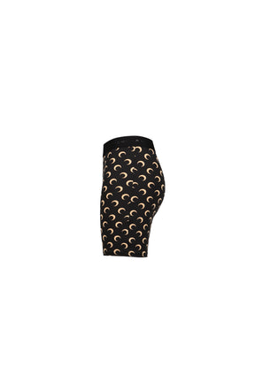 MOON PRINTED JERSEY MINI SHORTS / INVERSE TAN