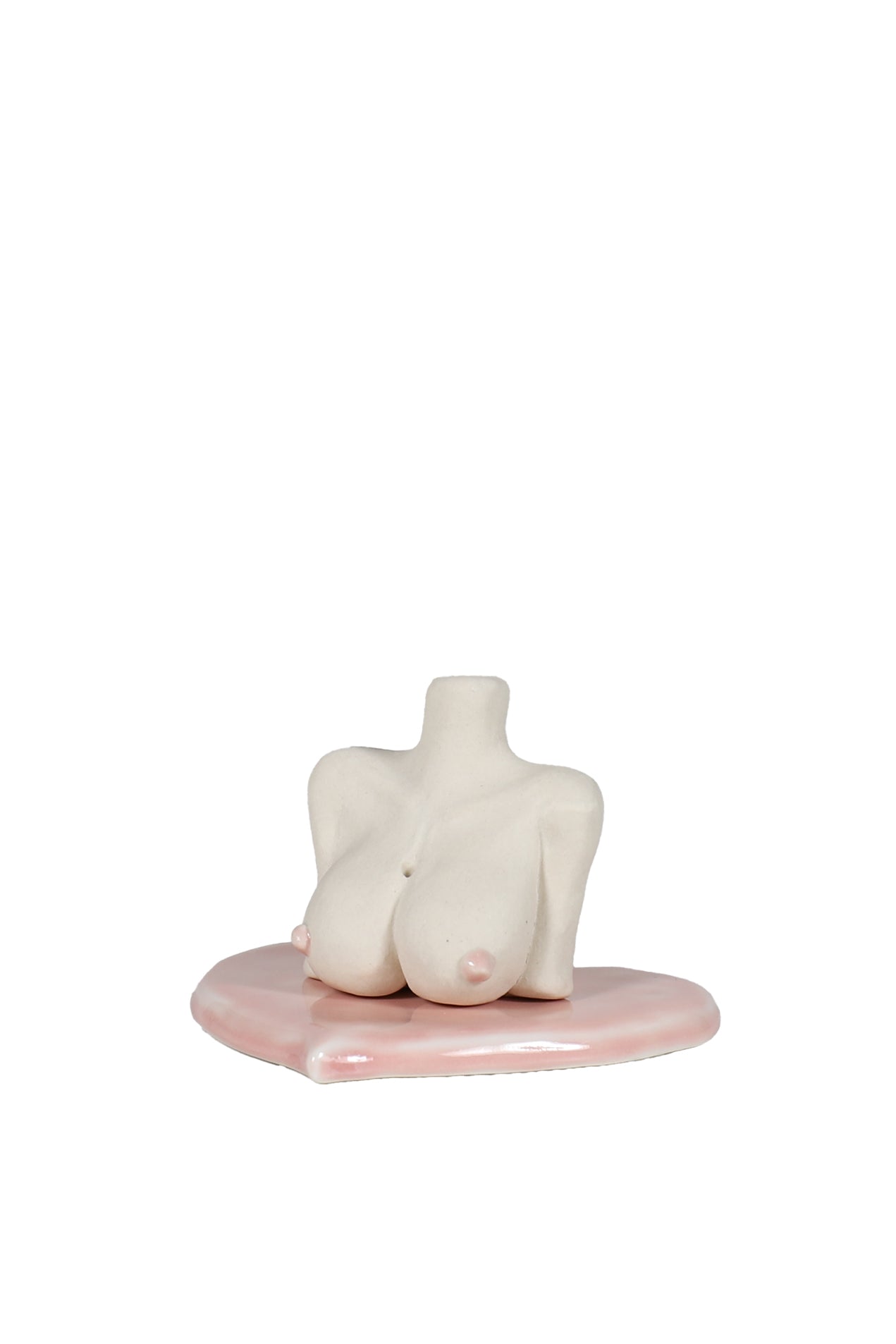 BUST INCENSE HOLDER / WHT