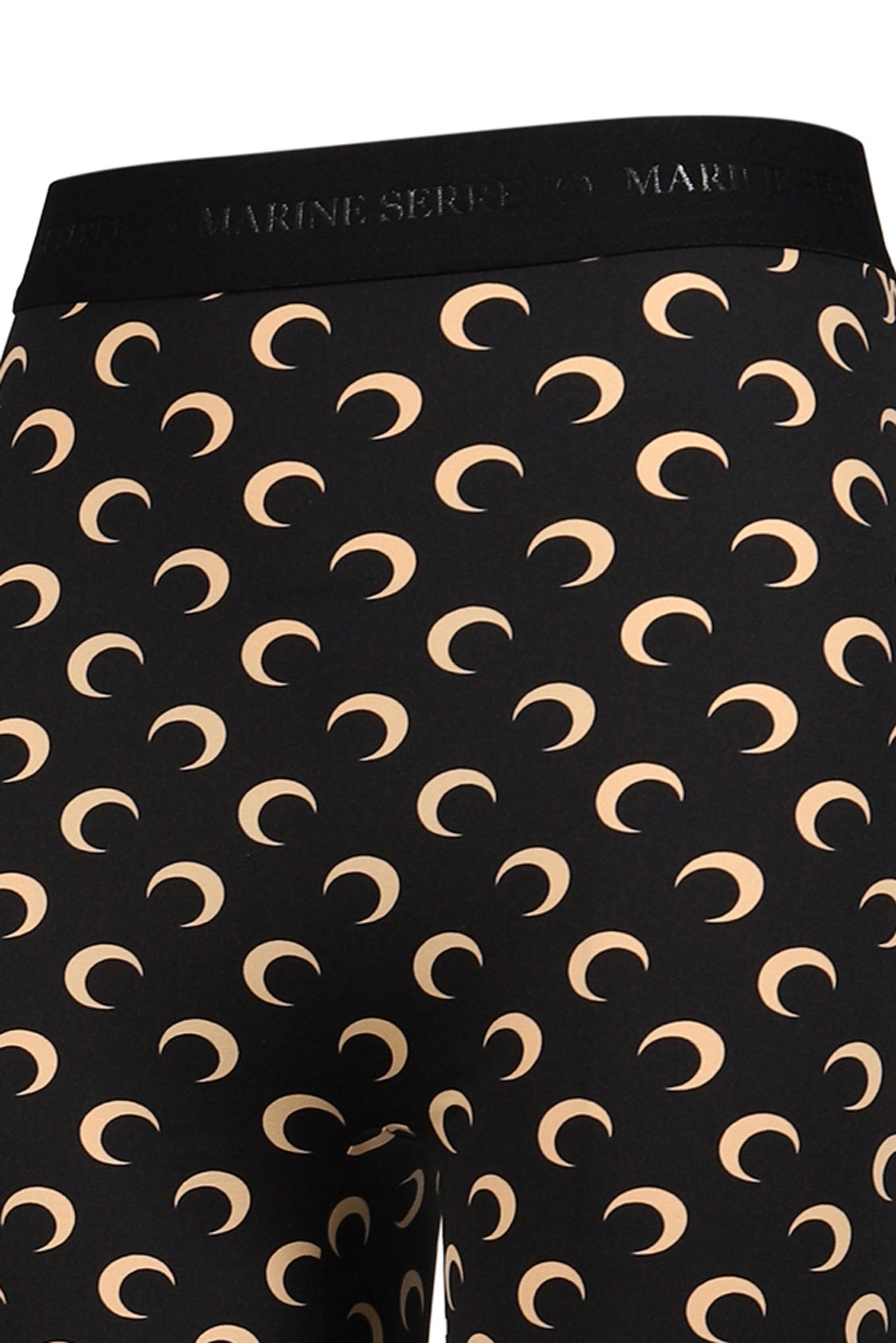 MOON PRINTED JERSEY MINI SHORTS / INVERSE TAN