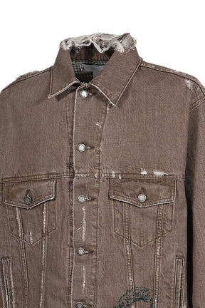 ATHENIANS OVERSIZED DENIM JACKET / BRW