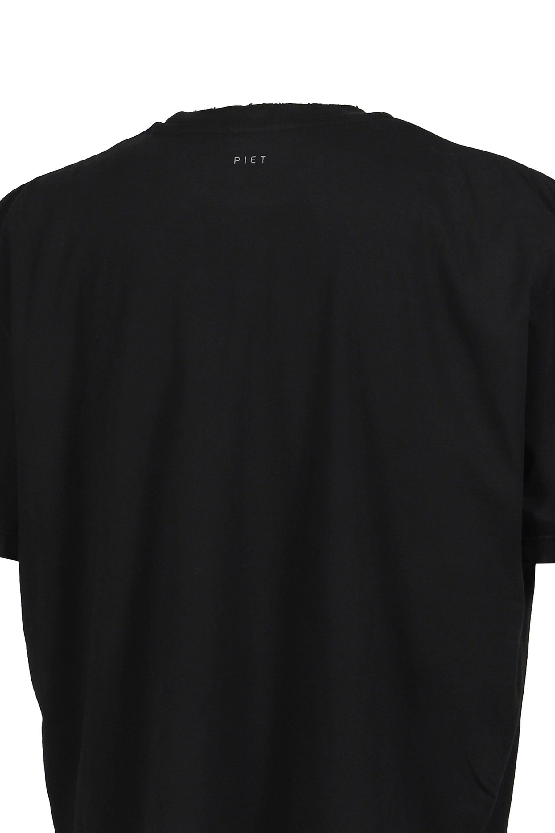 LAYERED T-SHIRT / BLK