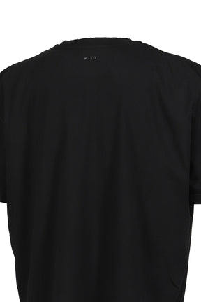 LAYERED T-SHIRT / BLK