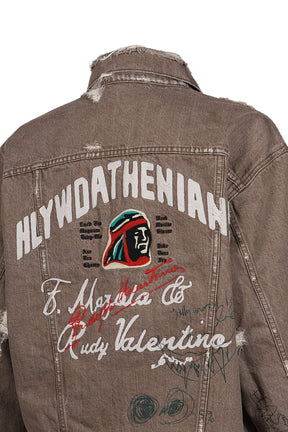 ATHENIANS OVERSIZED DENIM JACKET / BRW