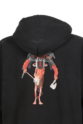 HEARTWORK HOODIE / BLACK 