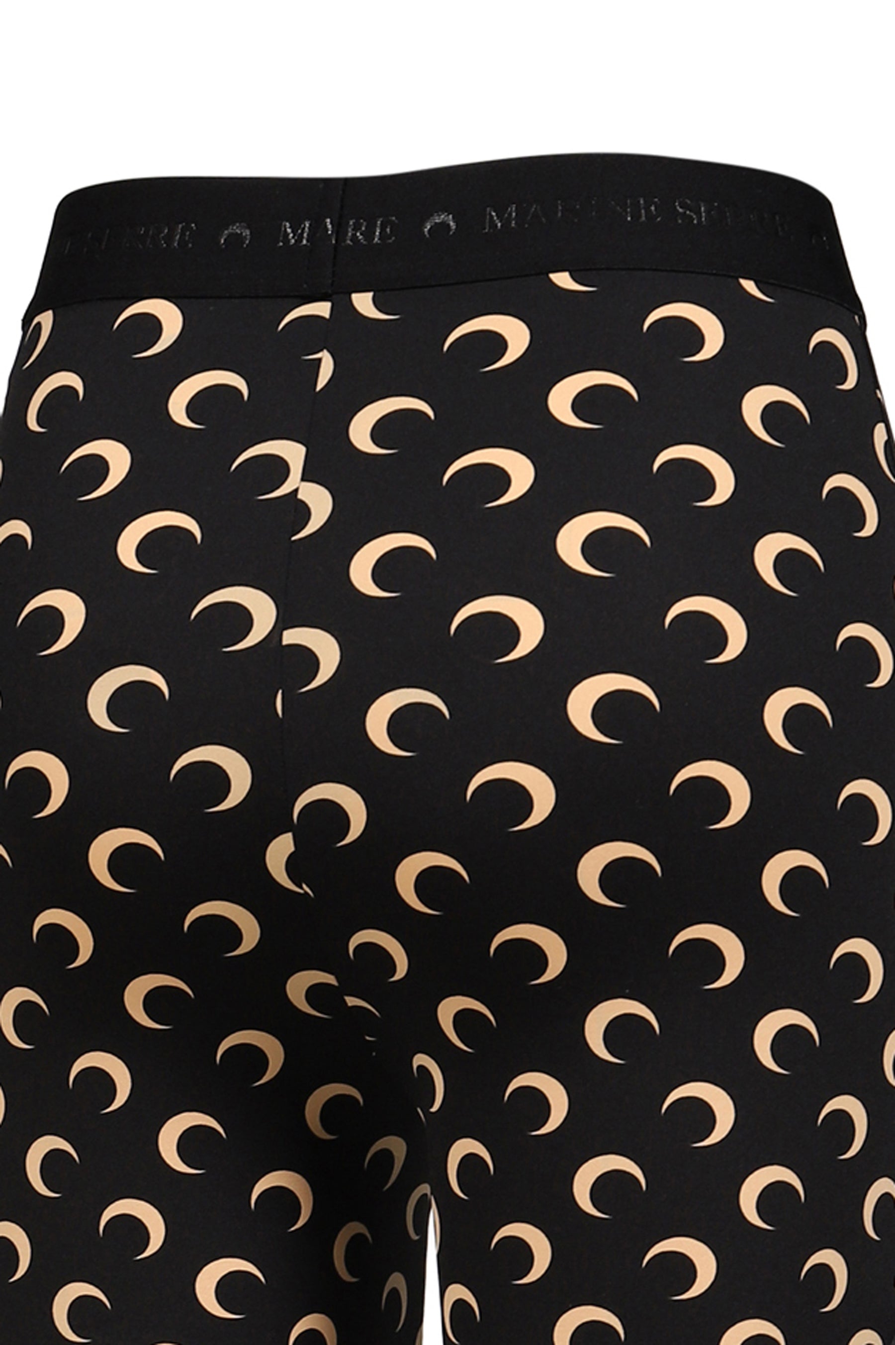 MOON PRINTED JERSEY MINI SHORTS / INVERSE TAN