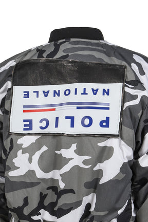 TESTO NATIONALE CAMO - BOMBER JACKET / GRY CAMO