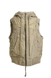 Greg Lauren ARMY STITCHWORK VEST / ARMY