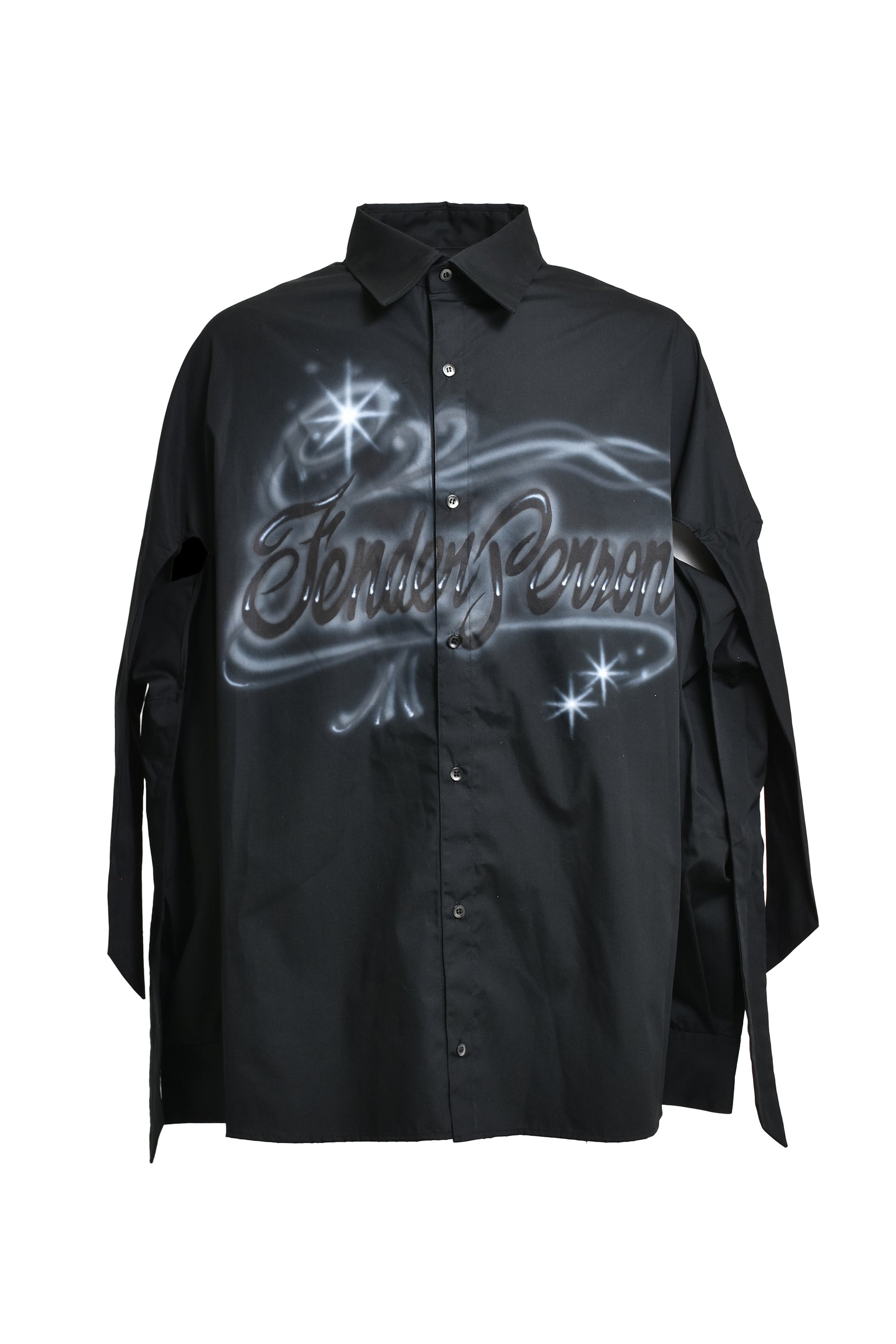 TENDER PERSON テンダーパーソン FW23 MUSUBI SHIRT(Exclusive) / BLK