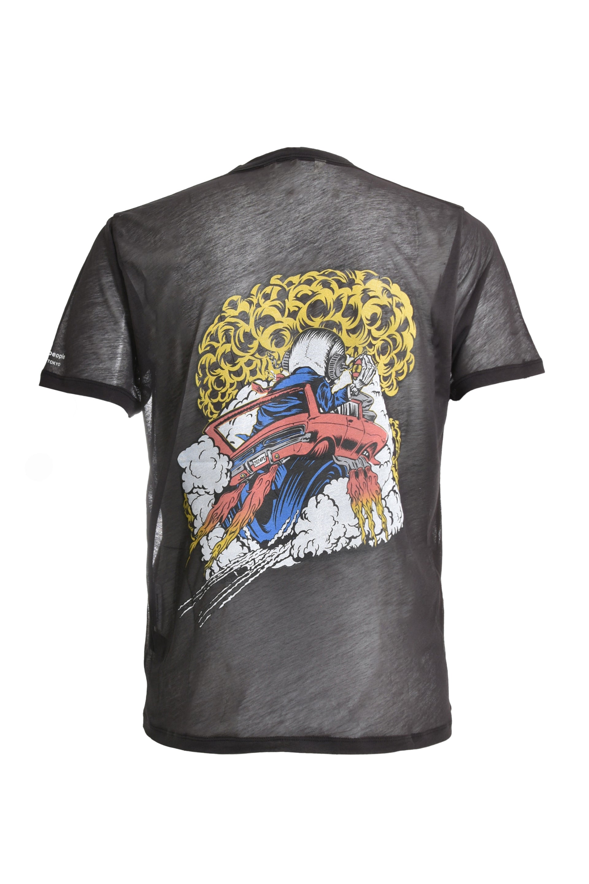 MEGADETH SHEER JERSEY T-SHIRT / BLK