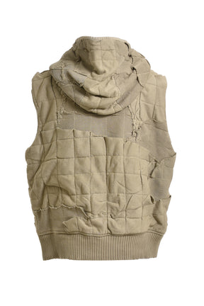 Greg Lauren ARMY STITCHWORK VEST / ARMY