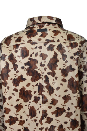 FAUX LEATHER HORSE SHIRT / HORSE