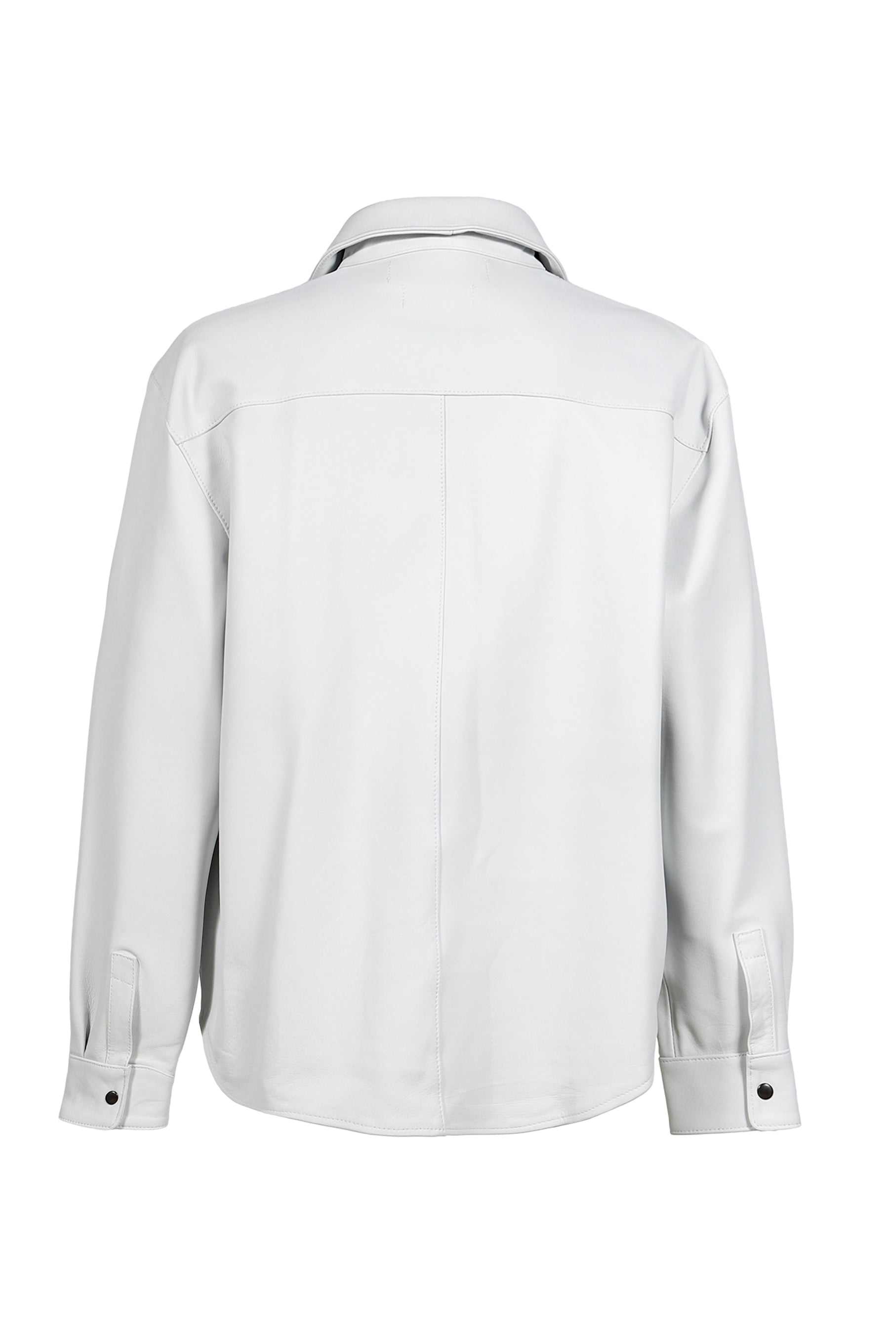 TIE PRINT LEATHER SHIRT DO X DEMIURGO / WHT