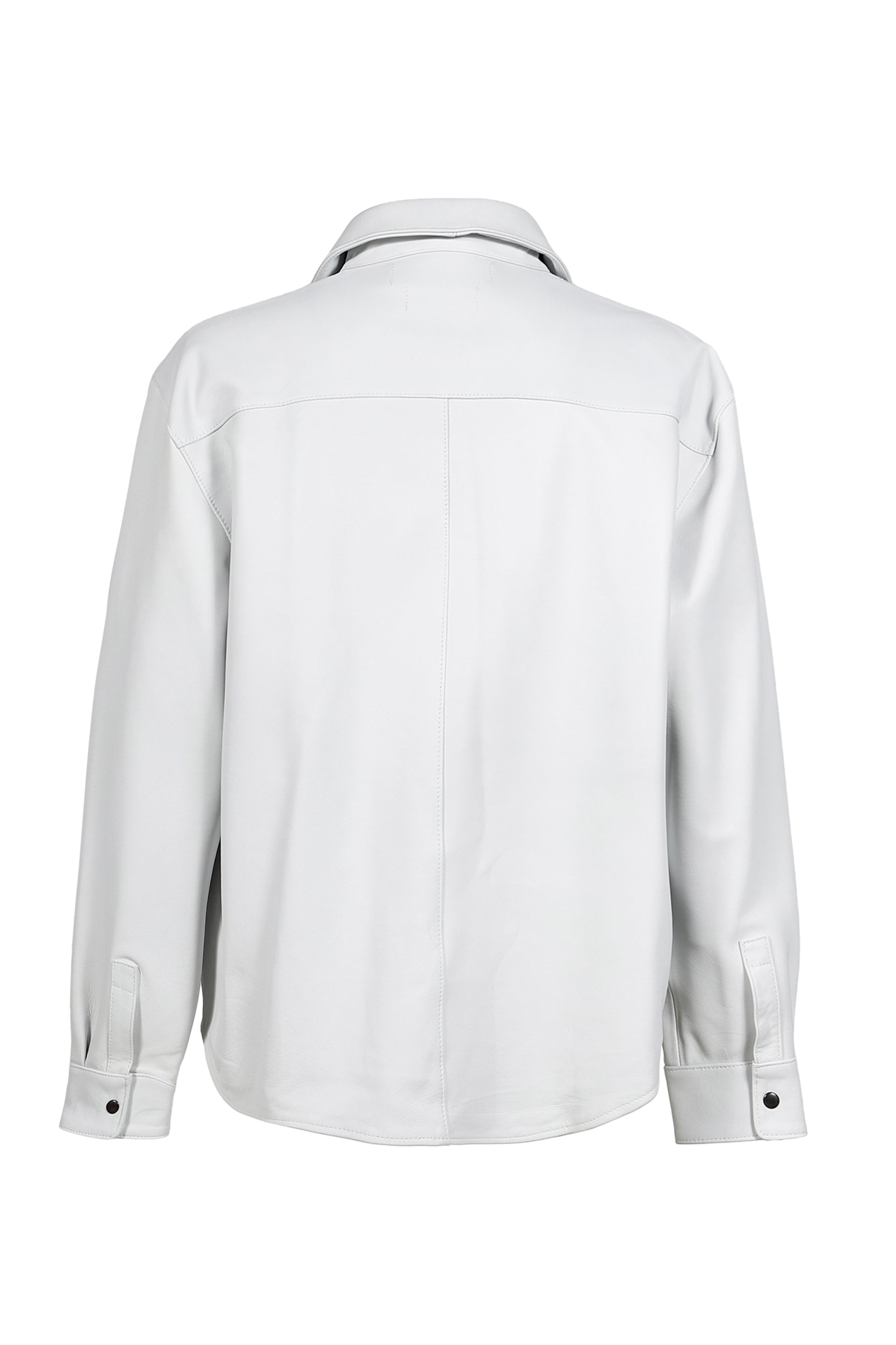 TIE PRINT LEATHER SHIRT DO X DEMIURGO / WHT