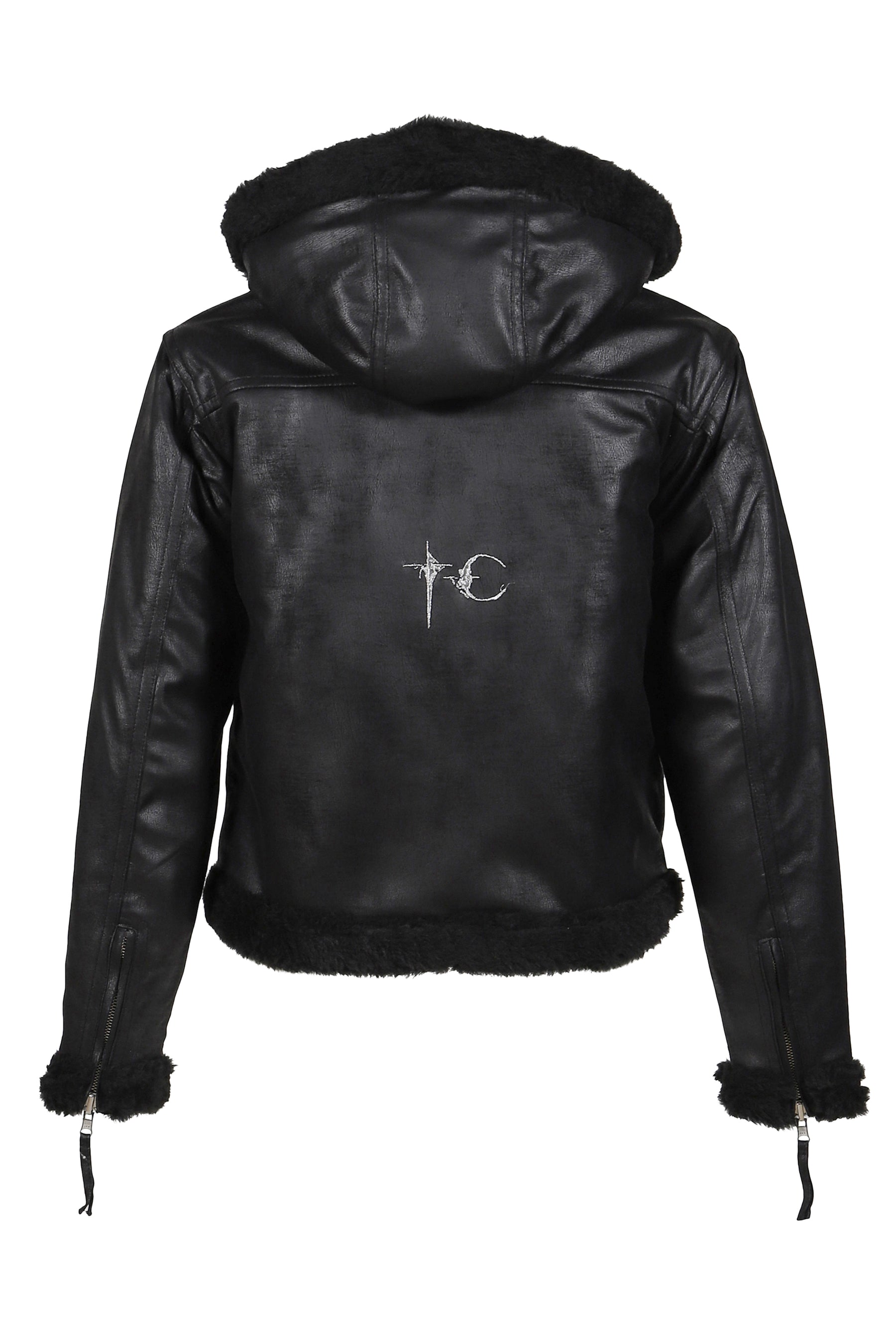 TC REVERSIBLE SHEARLING JACKET / BLK 