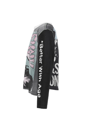 RIVKA REVERSIBLE LONG SLEEVE / BLK