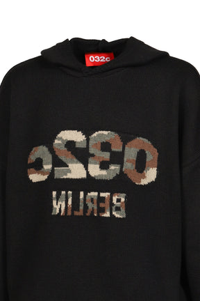 SELFIE HOODIE / BLACK/CAMO