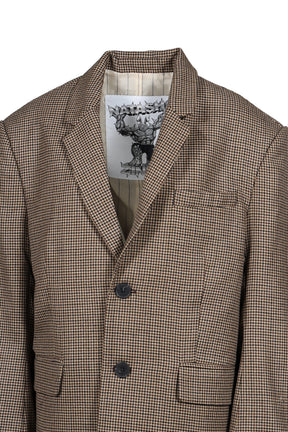 PROFESSOR'S BLAZER / BRWN CHECKED