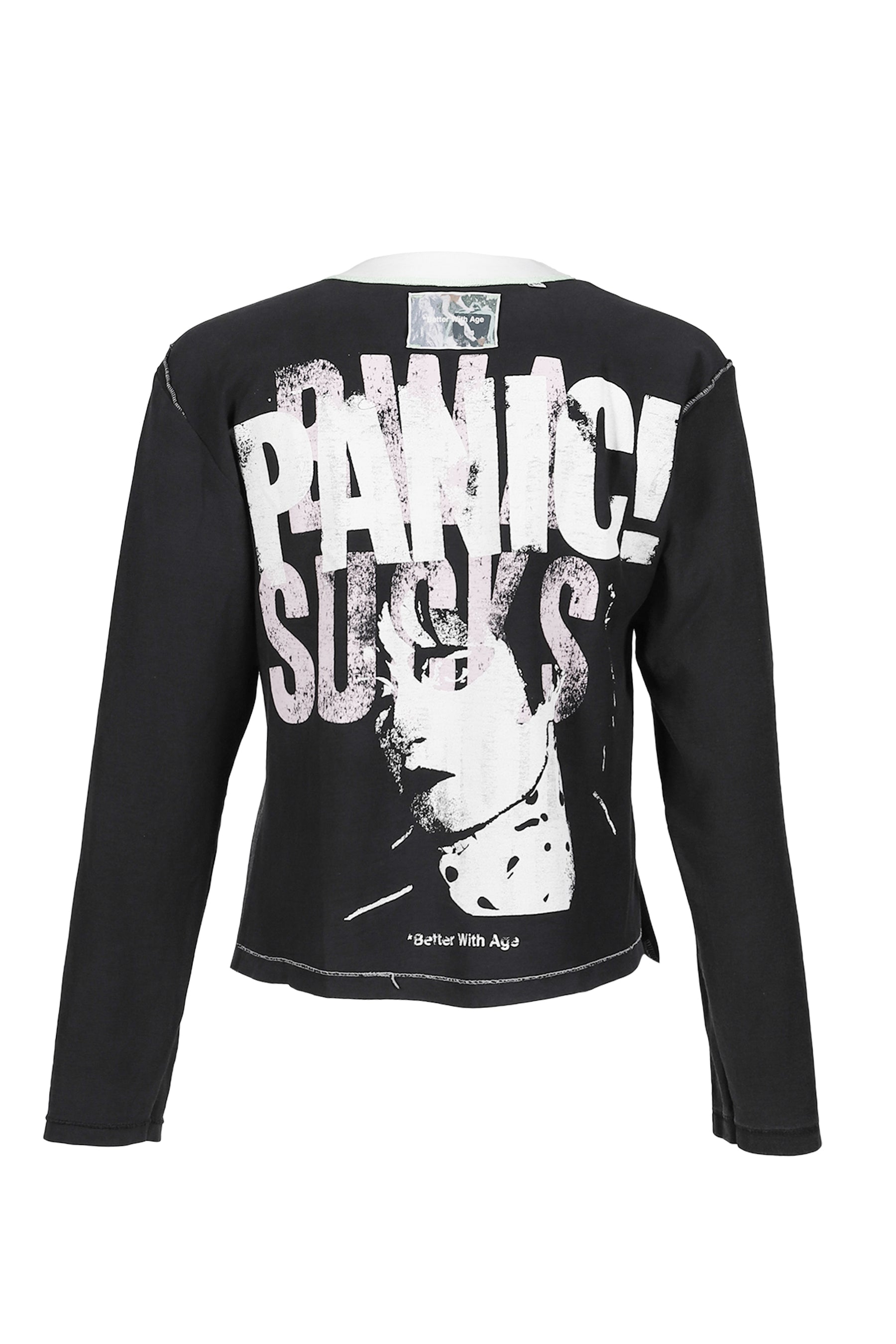 RIVKA REVERSIBLE LONG SLEEVE / BLK