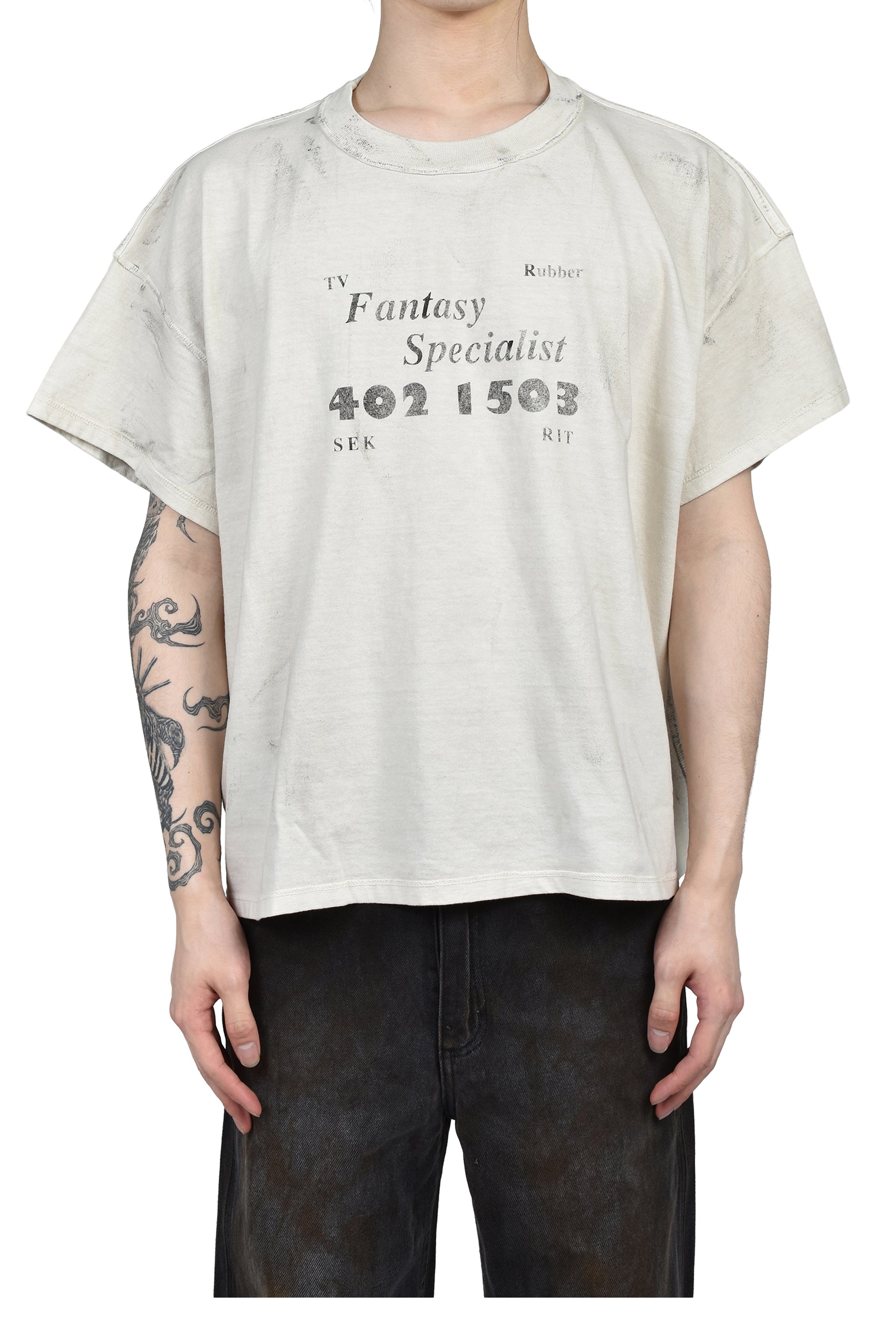 FANTASY SPECIALIST T-SHIRT / DIRTY WHT