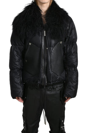 "MEPRISANT" SHORT DOWN JACKET / BLK