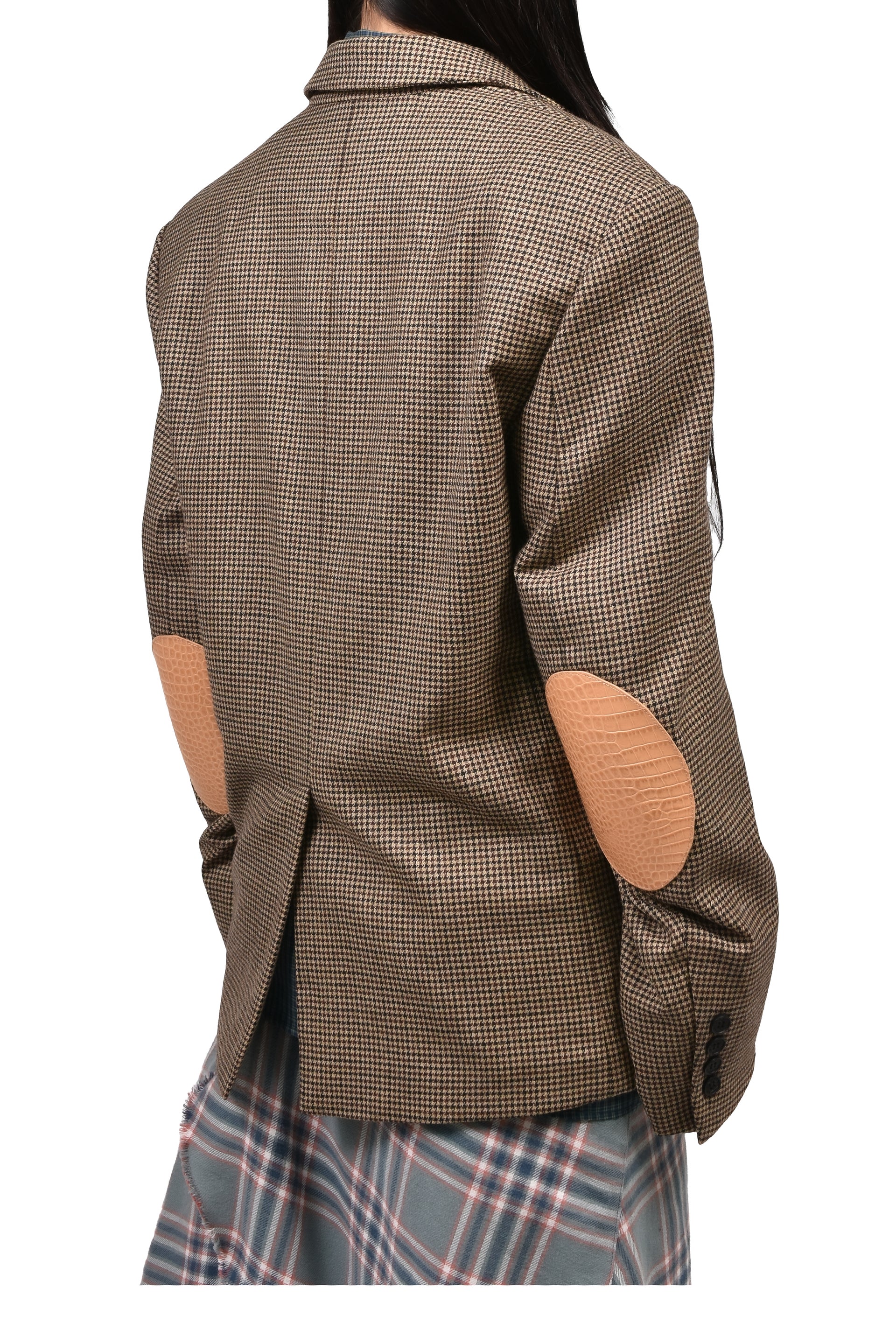 PROFESSOR'S BLAZER / BRWN CHECKED
