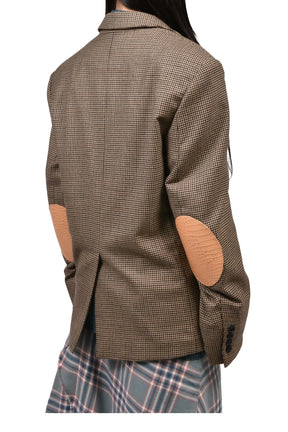 PROFESSOR'S BLAZER / BRWN CHECKED